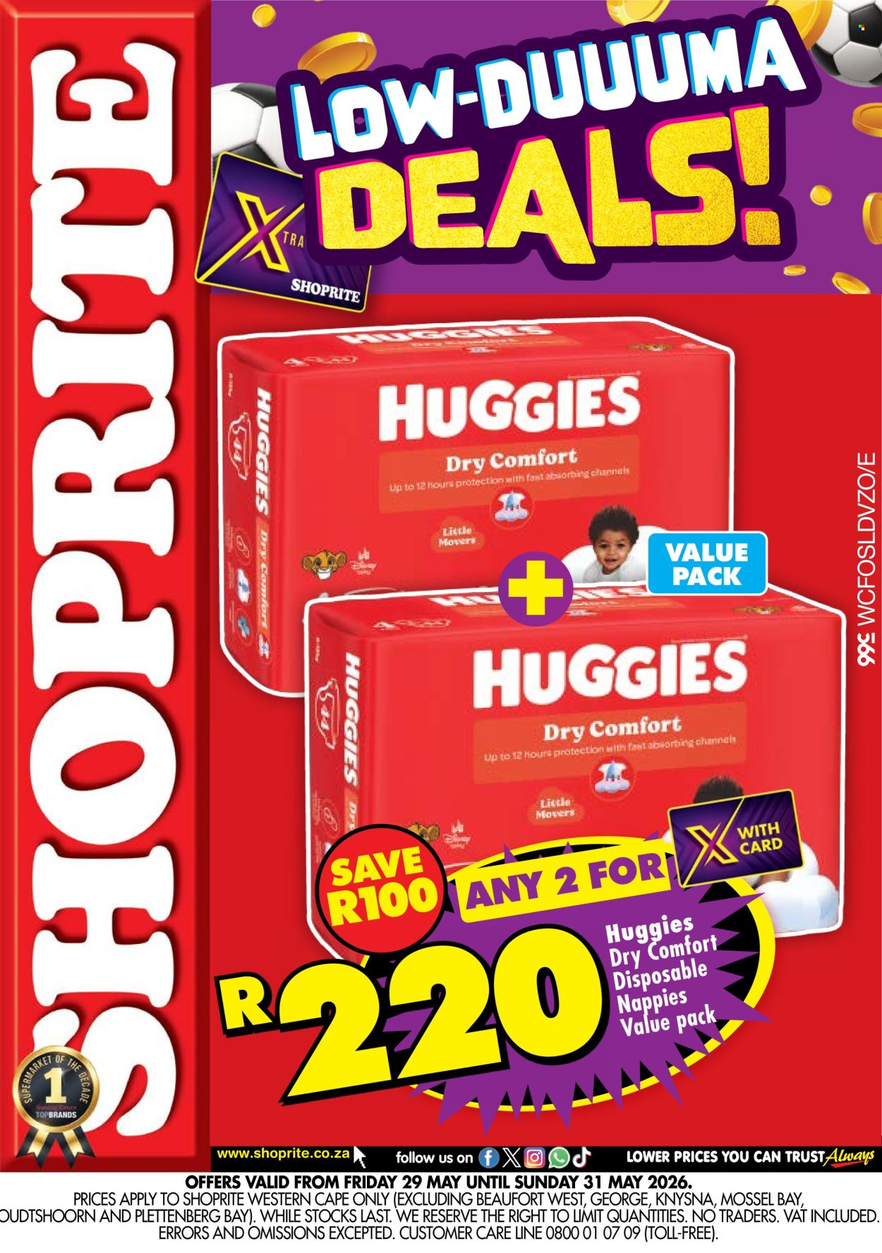 Shoprite specials - 29/05/2026 - 31/05/2026. Page 1