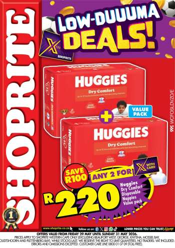 Shoprite catalogue  - 29/05/2026 - 31/05/2026.