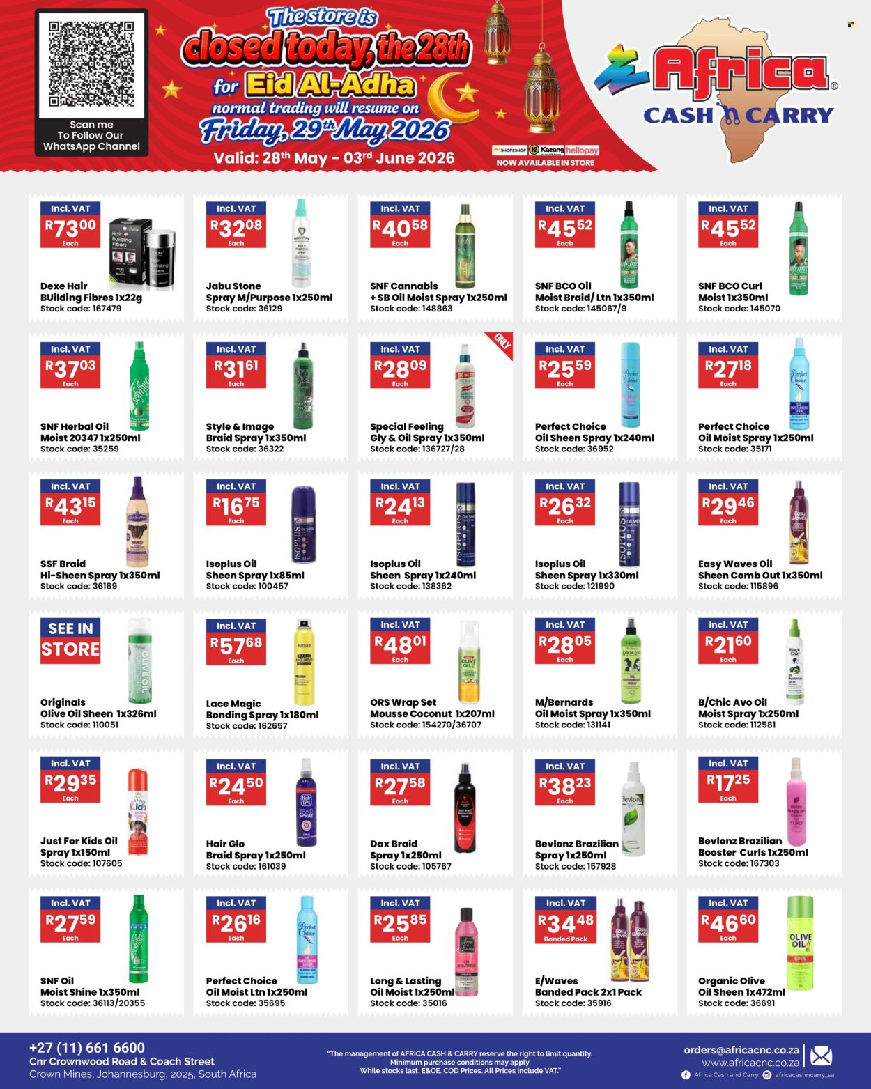 Africa Cash & Carry specials - 28/05/2026 - 03/06/2026. Page 1