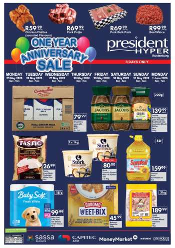 President Hyper catalogue  - 25/05/2026 - 01/06/2026.