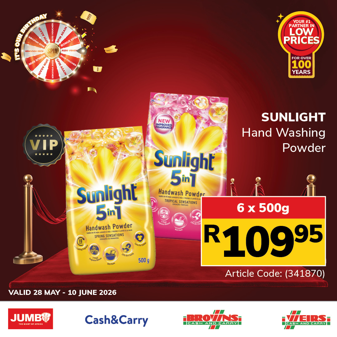 Jumbo Cash & Carry specials - 28/05/2026 - 10/06/2026. Page 16
