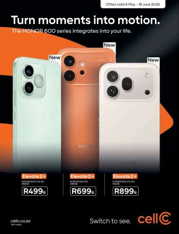 Cell C catalogue  - 06/05/2026 - 18/06/2026.