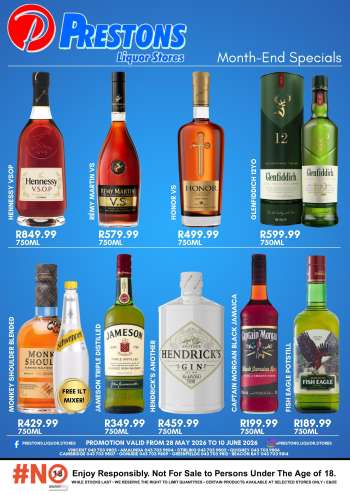 Prestons Liquor Stores catalogue  - 28/05/2026 - 10/07/2026.