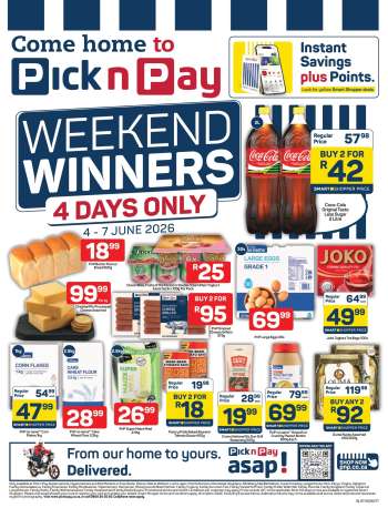 Pick n Pay catalogue  - 04/06/2026 - 07/06/2026.