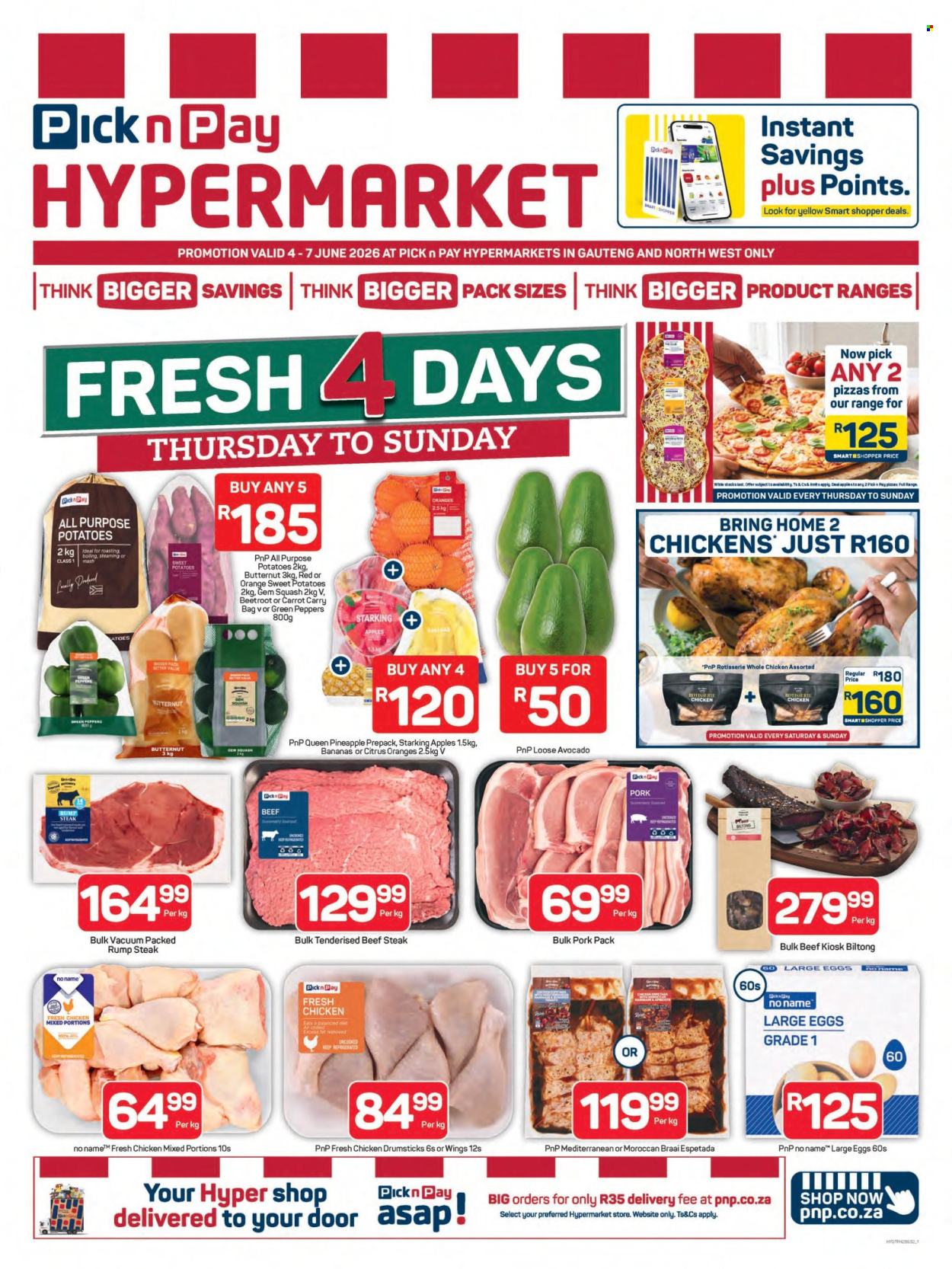 Pick n Pay Hypermarket specials - 04/06/2026 - 07/06/2026. Page 1