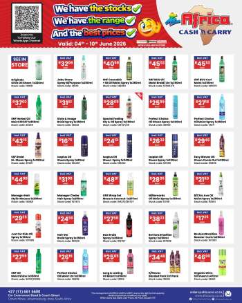 Africa Cash & Carry catalogue  - 04/06/2026 - 10/06/2026.
