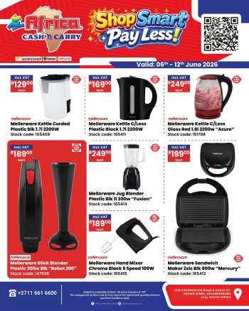 Africa Cash & Carry catalogue  - 06/06/2026 - 12/06/2026.
