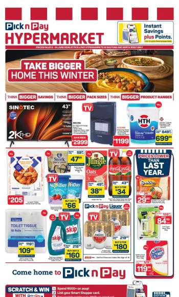 Pick n Pay Hypermarket catalogue  - 08/06/2026 - 24/06/2026.