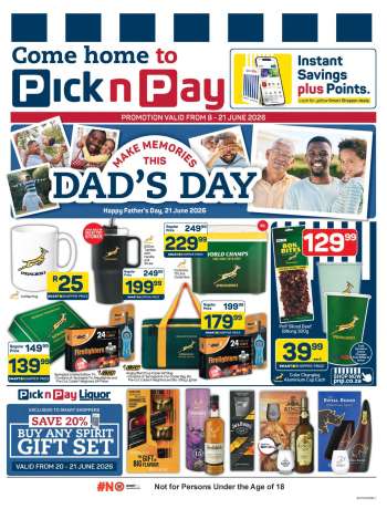 Pick n Pay Supermarket catalogue  - 08/06/2026 - 21/06/2026.