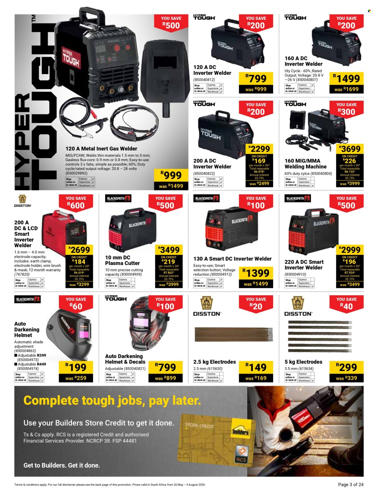 Builders specials - 26/05/2026 - 04/08/2026. Page 3