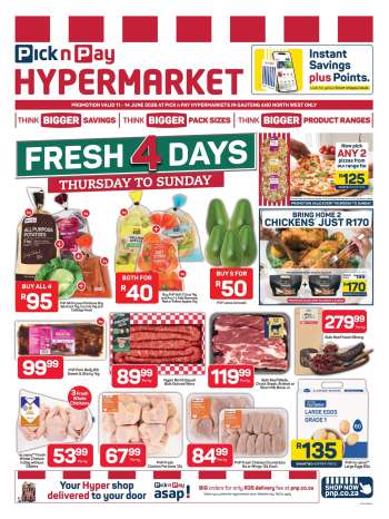 Pick n Pay Hypermarket catalogue  - 11/06/2026 - 14/06/2026.