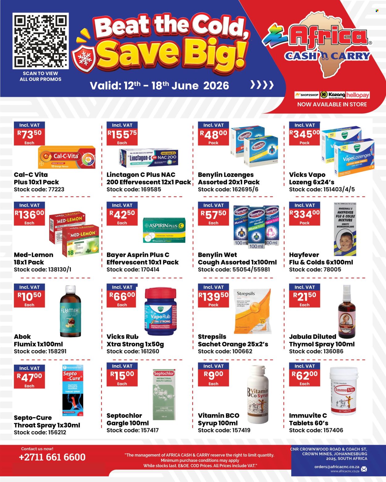 Africa Cash & Carry specials - 12/06/2026 - 18/06/2026. Page 1