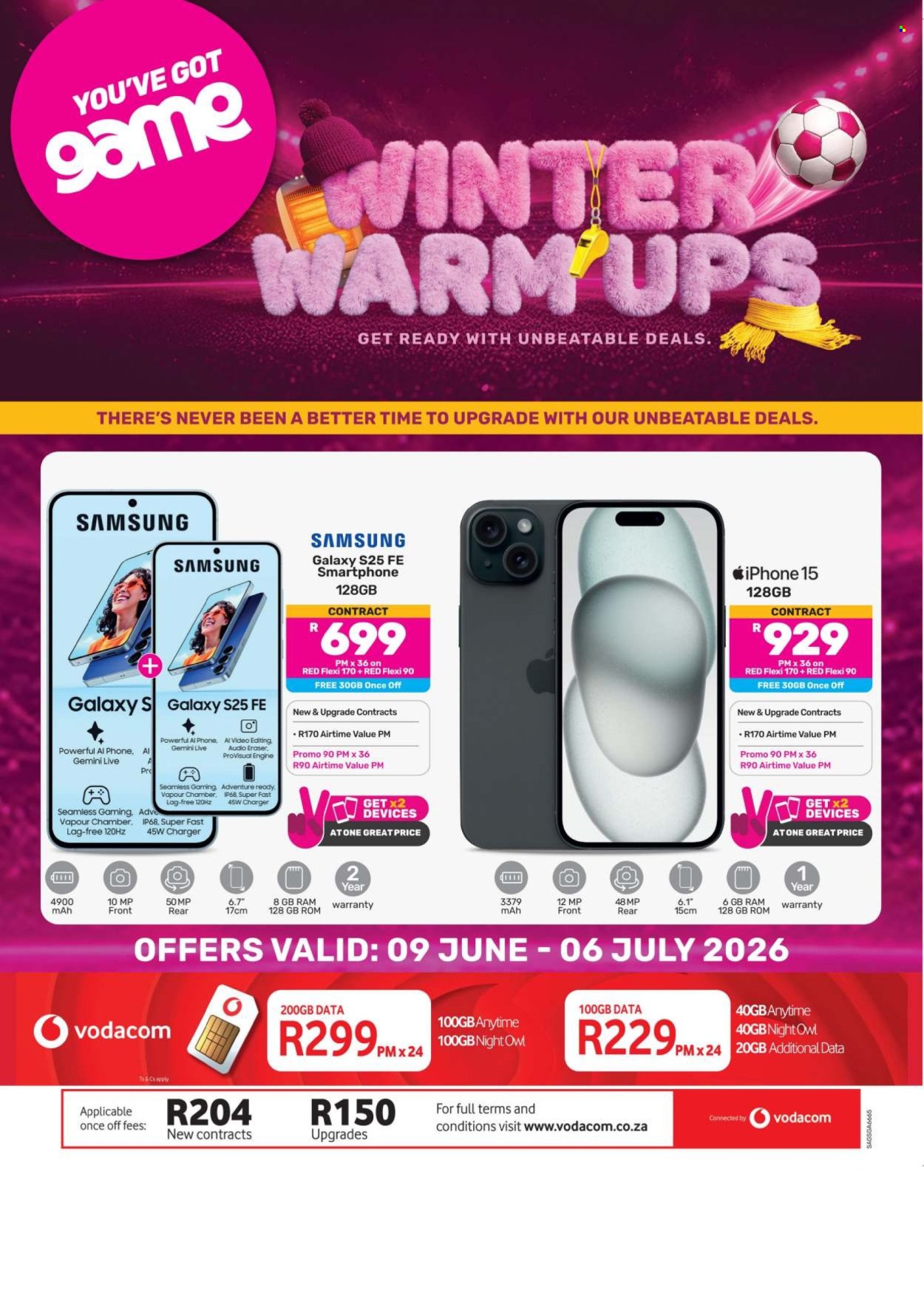 Game specials - 09/06/2026 - 06/07/2026. Page 1