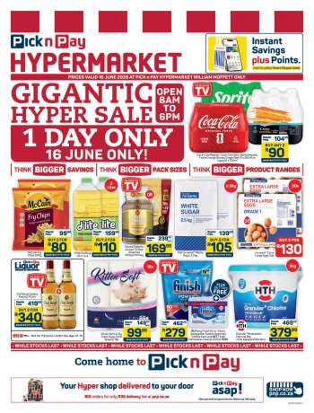 Pick n Pay Hypermarket catalogue  - 16/06/2026 - 16/06/2026.