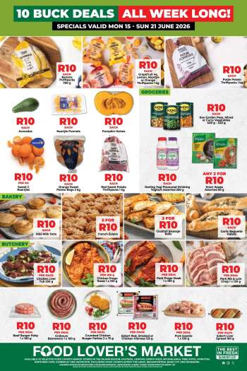 Food Lover's Market catalogue  - 15/06/2026 - 21/06/2026.
