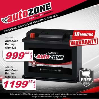 AutoZone catalogue  - 12/06/2026 - 21/06/2026.
