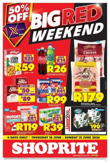 Shoprite catalogue  - 18/06/2026 - 21/06/2026.