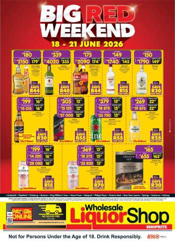 Shoprite catalogue  - 18/06/2026 - 21/06/2026.