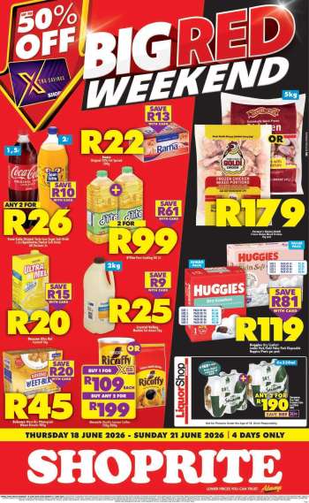 Shoprite catalogue  - 18/06/2026 - 21/06/2026.