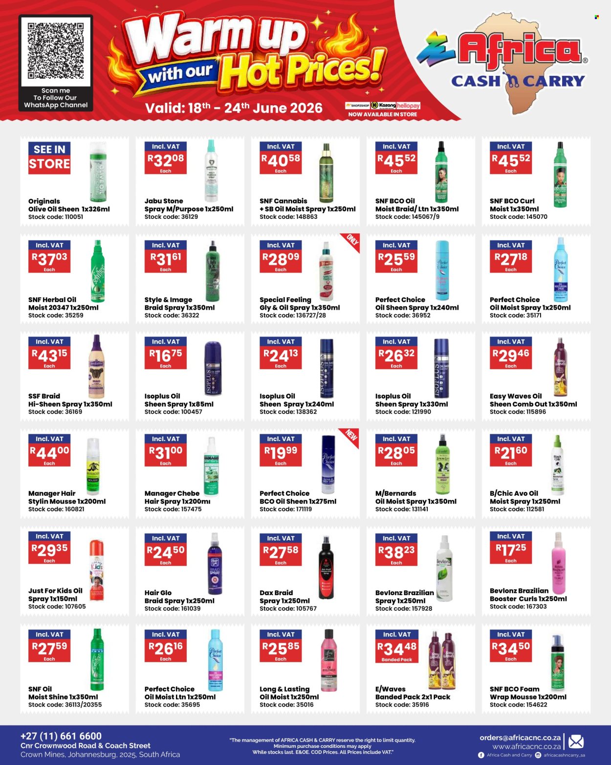 Africa Cash & Carry specials - 18/06/2026 - 24/06/2026. Page 1