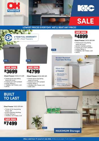 OK Furniture catalogue  - 19/06/2026 - 05/07/2026.