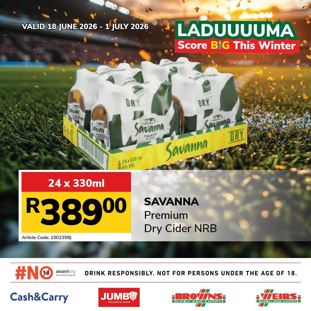 Jumbo Cash & Carry specials - 18/06/2026 - 01/07/2026. Page 33