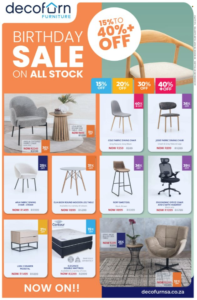 Decofurn Furniture specials - 22/06/2026 - 09/08/2026. Page 1