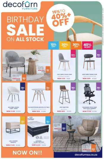 Decofurn Furniture catalogue  - 22/06/2026 - 09/08/2026.