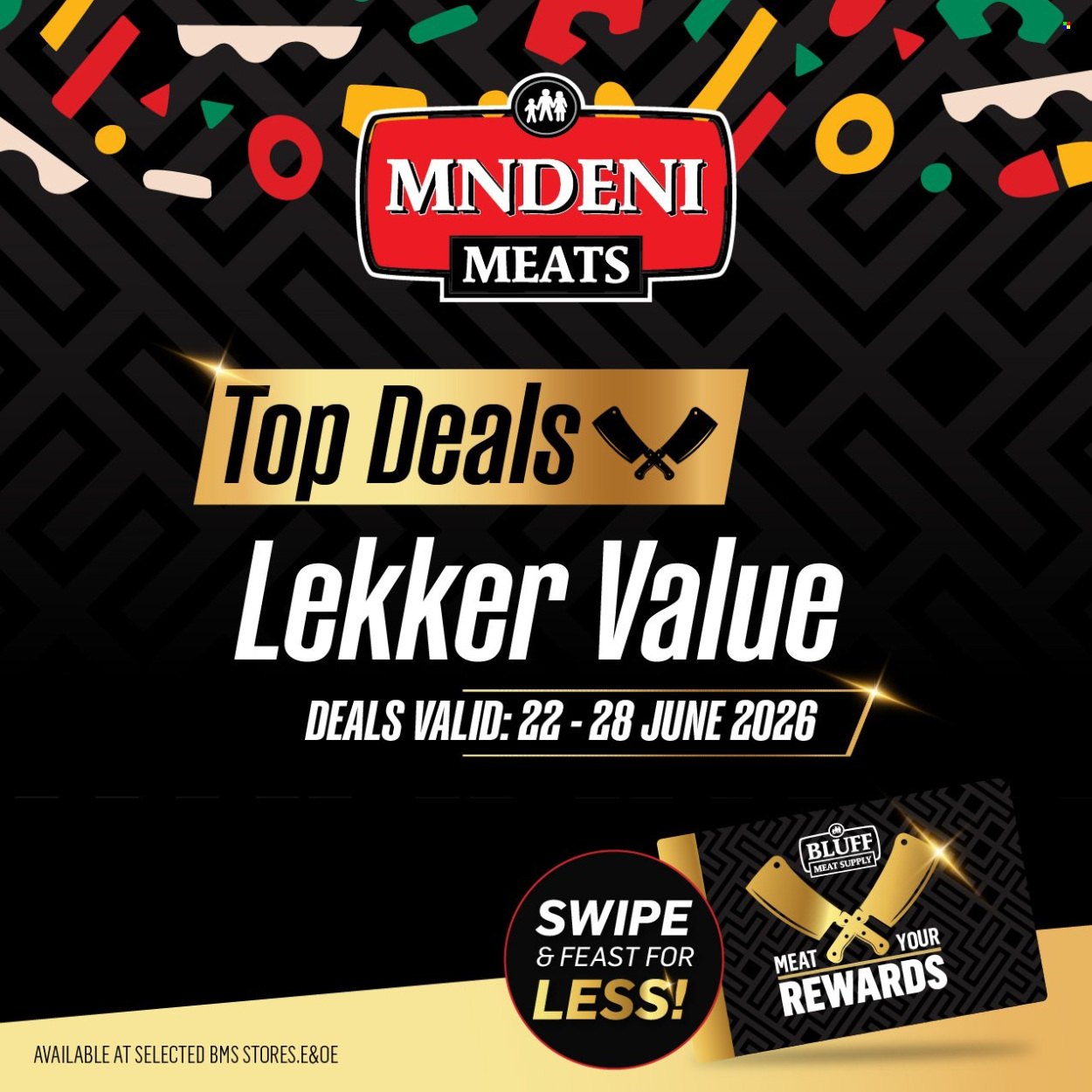 Mndeni Meats specials - 22/06/2026 - 28/06/2026. Page 1