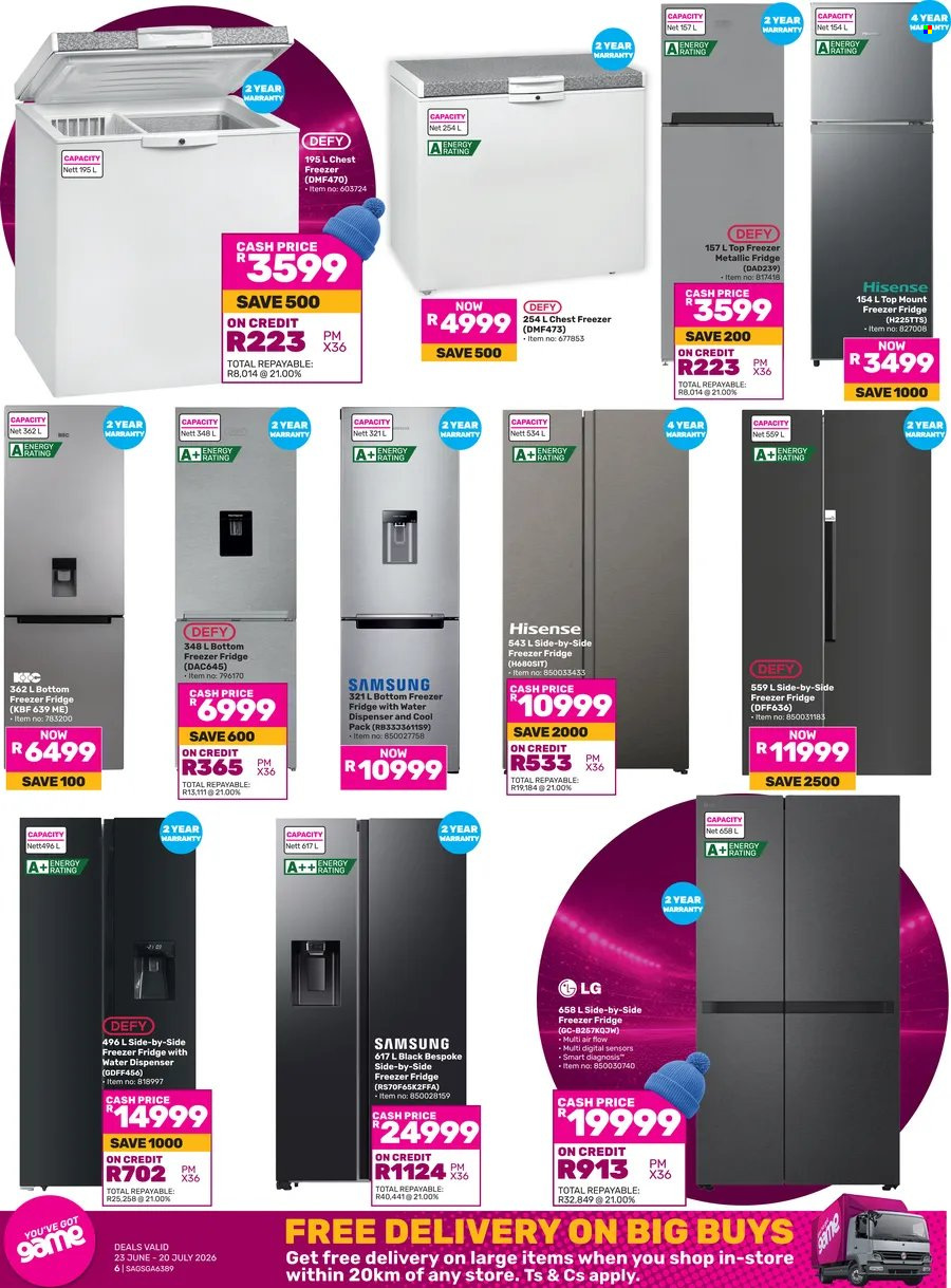 Game specials - 23/06/2026 - 20/07/2026. Page 6