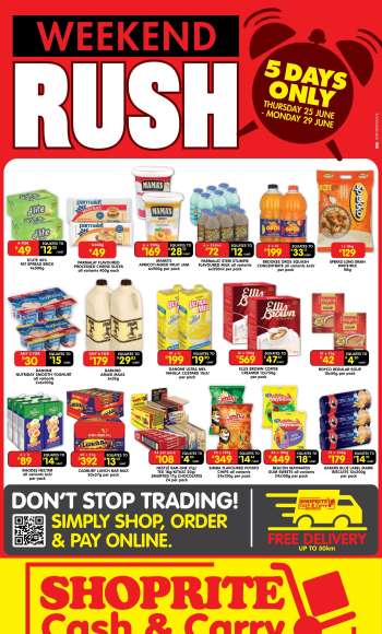 Shoprite catalogue  - 25/06/2026 - 29/06/2026.