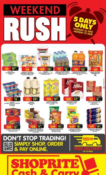 Shoprite catalogue  - 25/06/2026 - 29/06/2026.