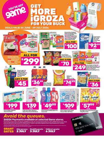 Game catalogue  - 24/06/2026 - 09/07/2026.