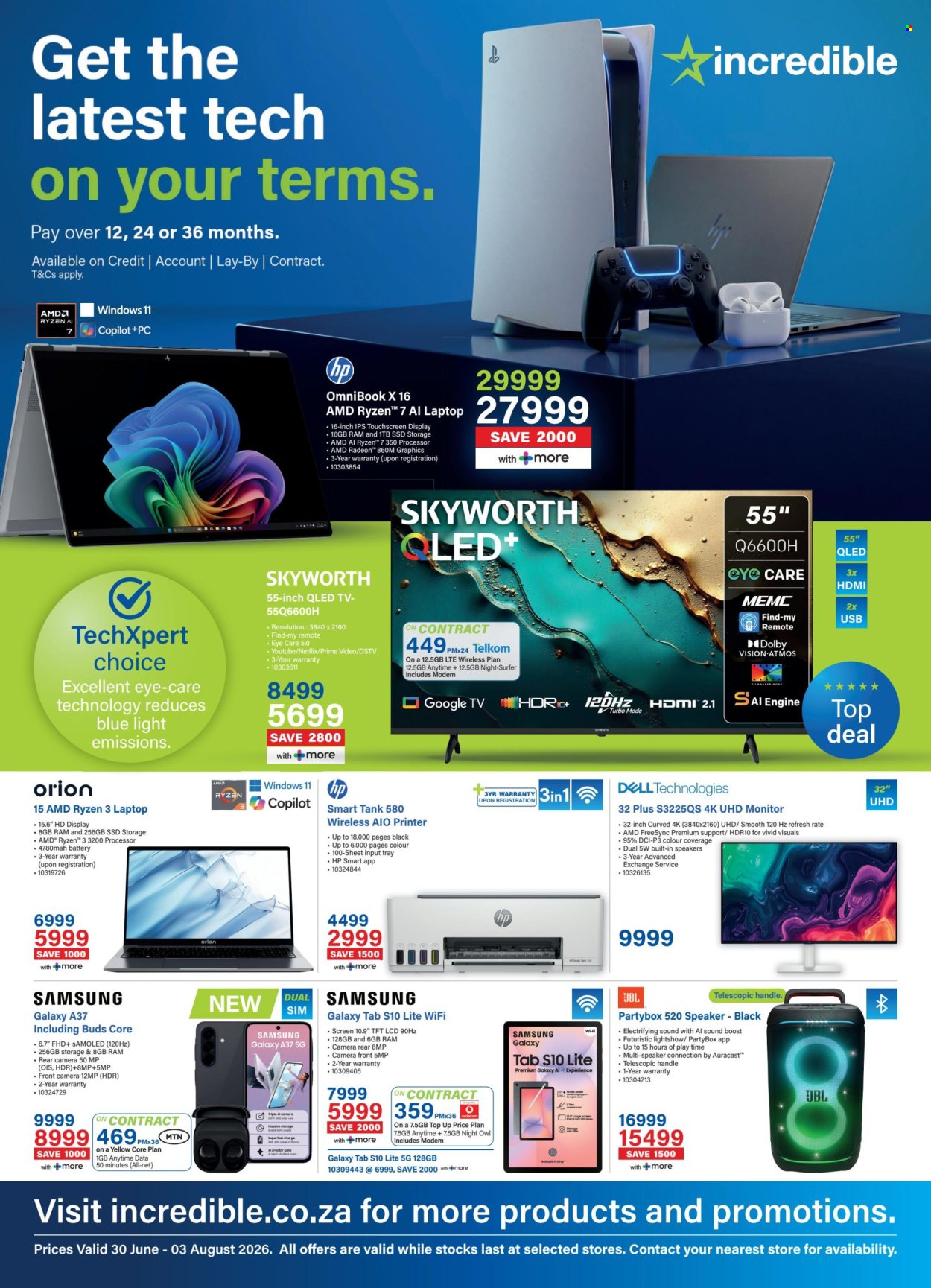 Incredible Connection specials - 30/06/2026 - 03/08/2026. Page 1