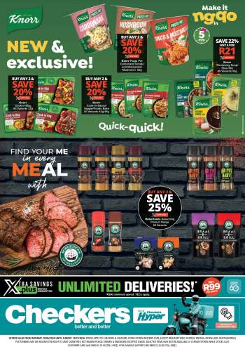 Checkers catalogue  - 29/06/2026 - 12/07/2026.