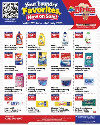 Africa Cash & Carry catalogue  - 29/06/2026 - 04/07/2026.