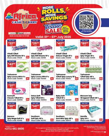 Africa Cash & Carry catalogue  - 01/07/2026 - 07/07/2026.