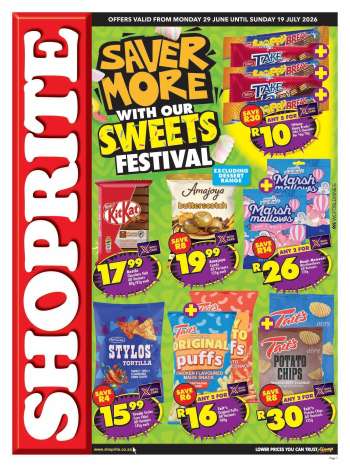 Shoprite catalogue  - 29/06/2026 - 19/07/2026.