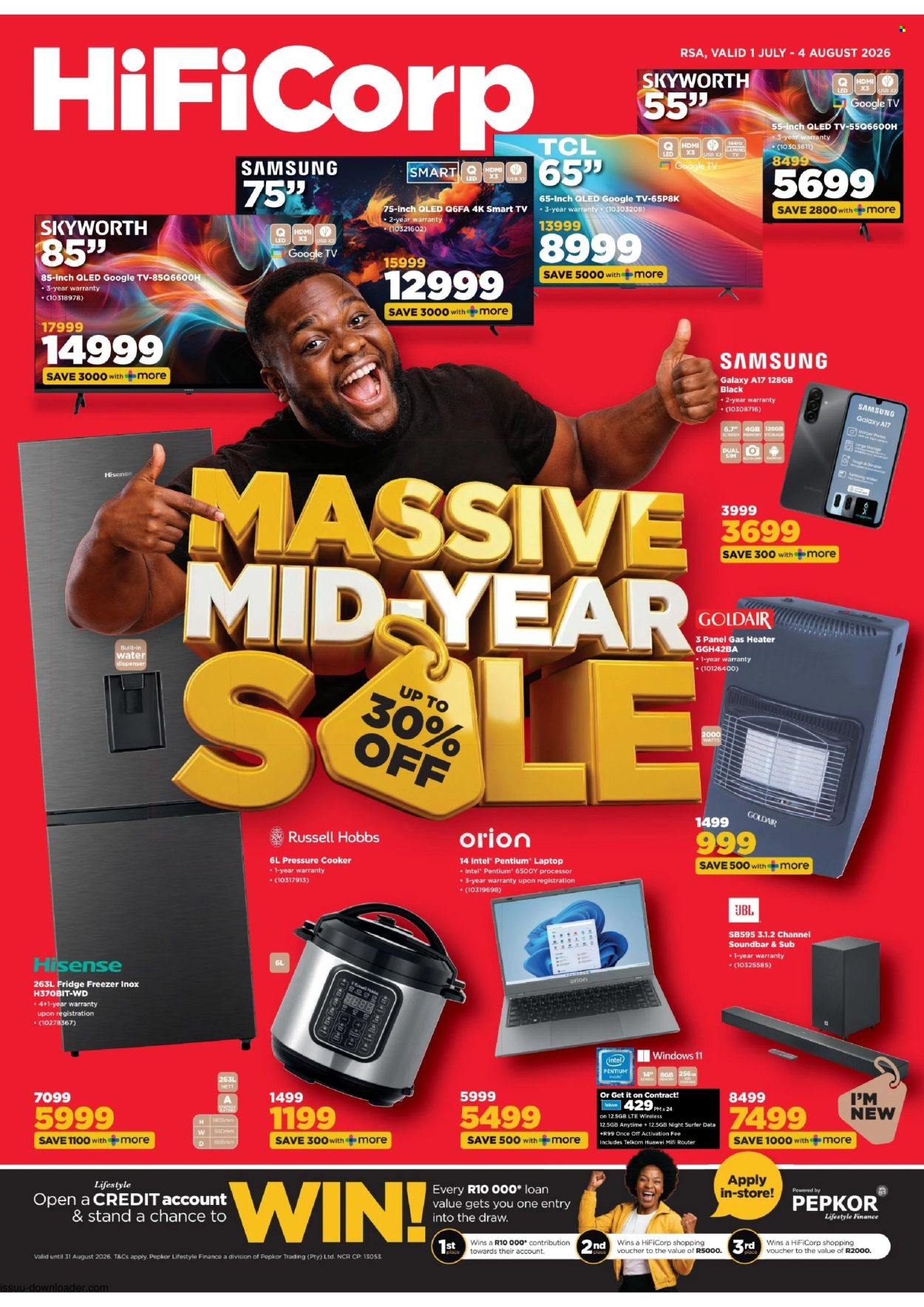 HiFi Corp specials - 01/07/2026 - 04/08/2026. Page 1