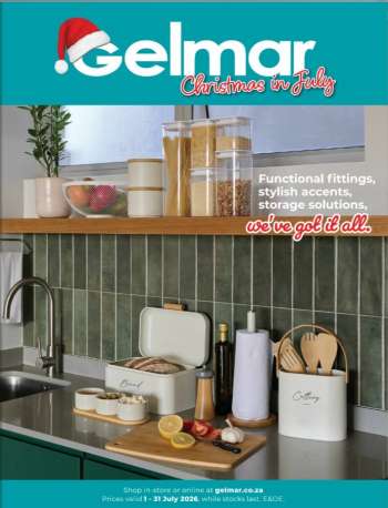 Gelmar catalogue  - 01/07/2026 - 31/07/2026.