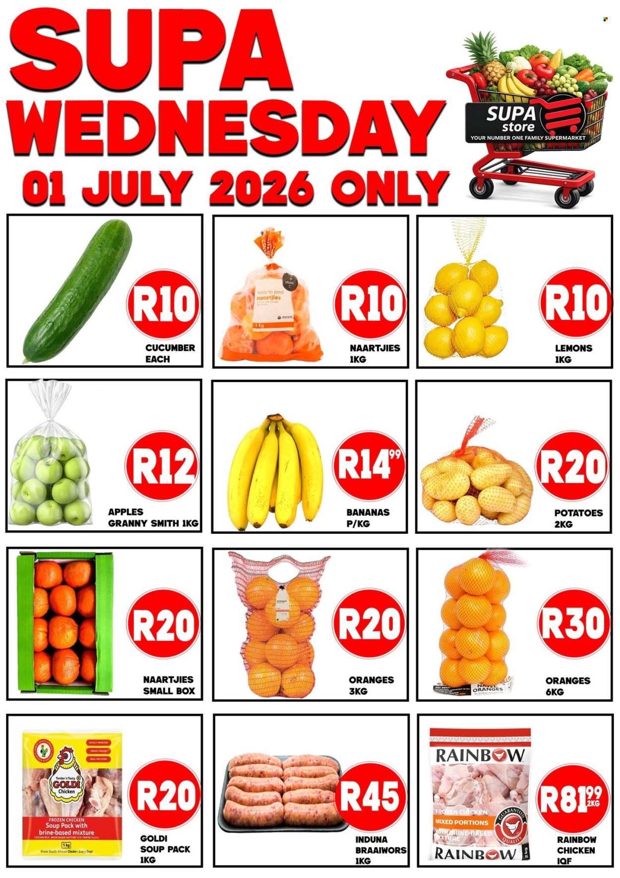Supa Store specials - 01/07/2026 - 01/07/2026. Page 1