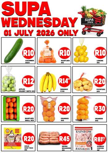 Supa Store catalogue  - 01/07/2026 - 01/07/2026.