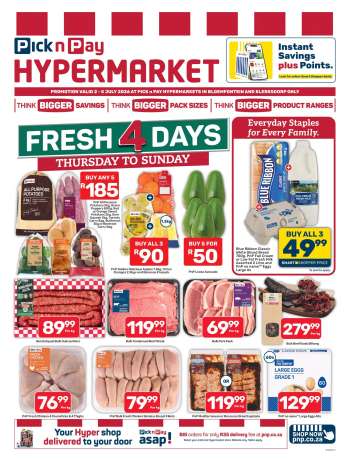 Pick n Pay Hypermarket catalogue  - 02/07/2026 - 05/07/2026.