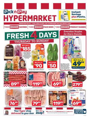 Pick n Pay Hypermarket catalogue  - 02/07/2026 - 05/07/2026.