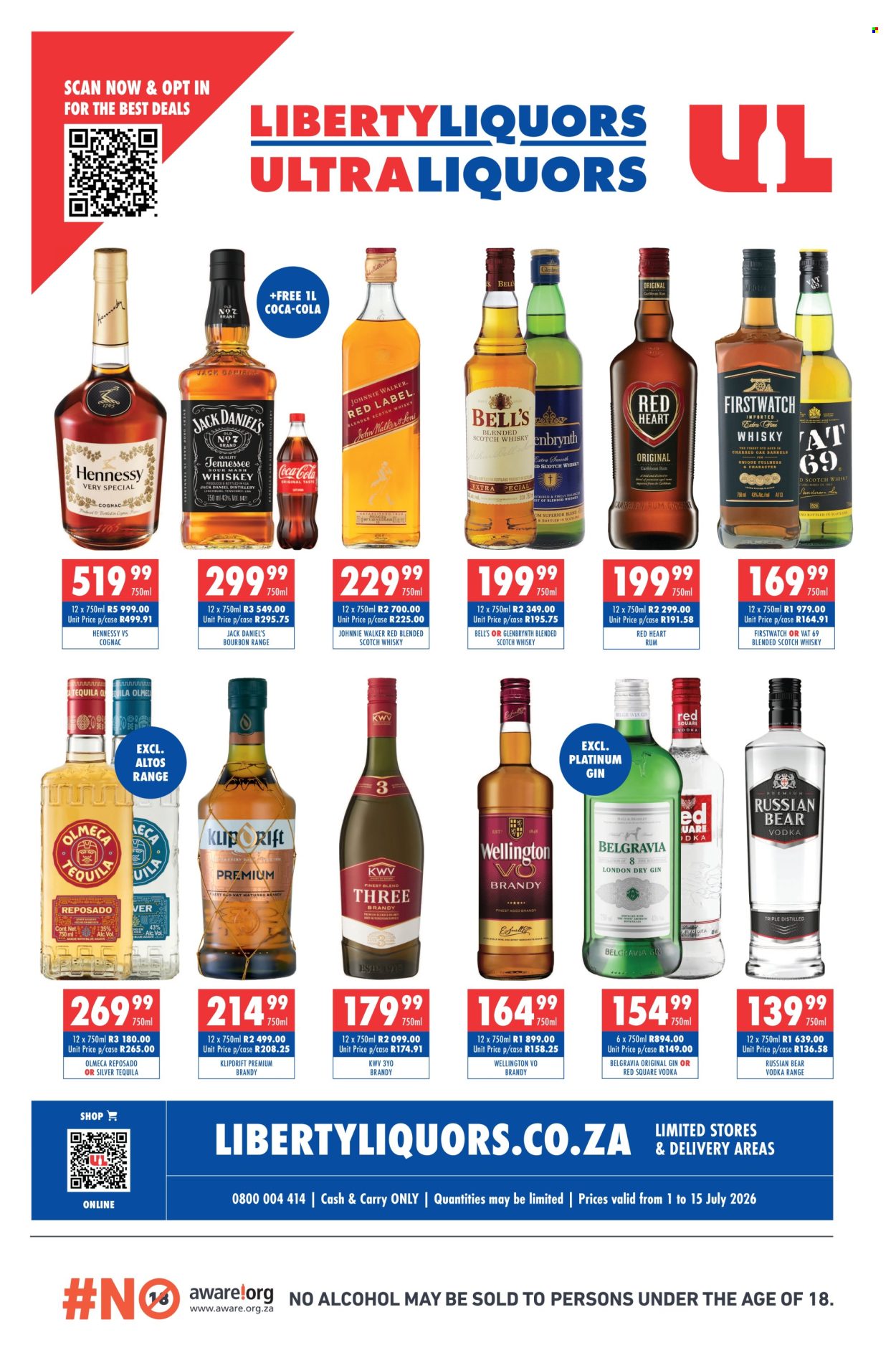 Liberty Liquors specials - 01/07/2026 - 15/07/2026. Page 1