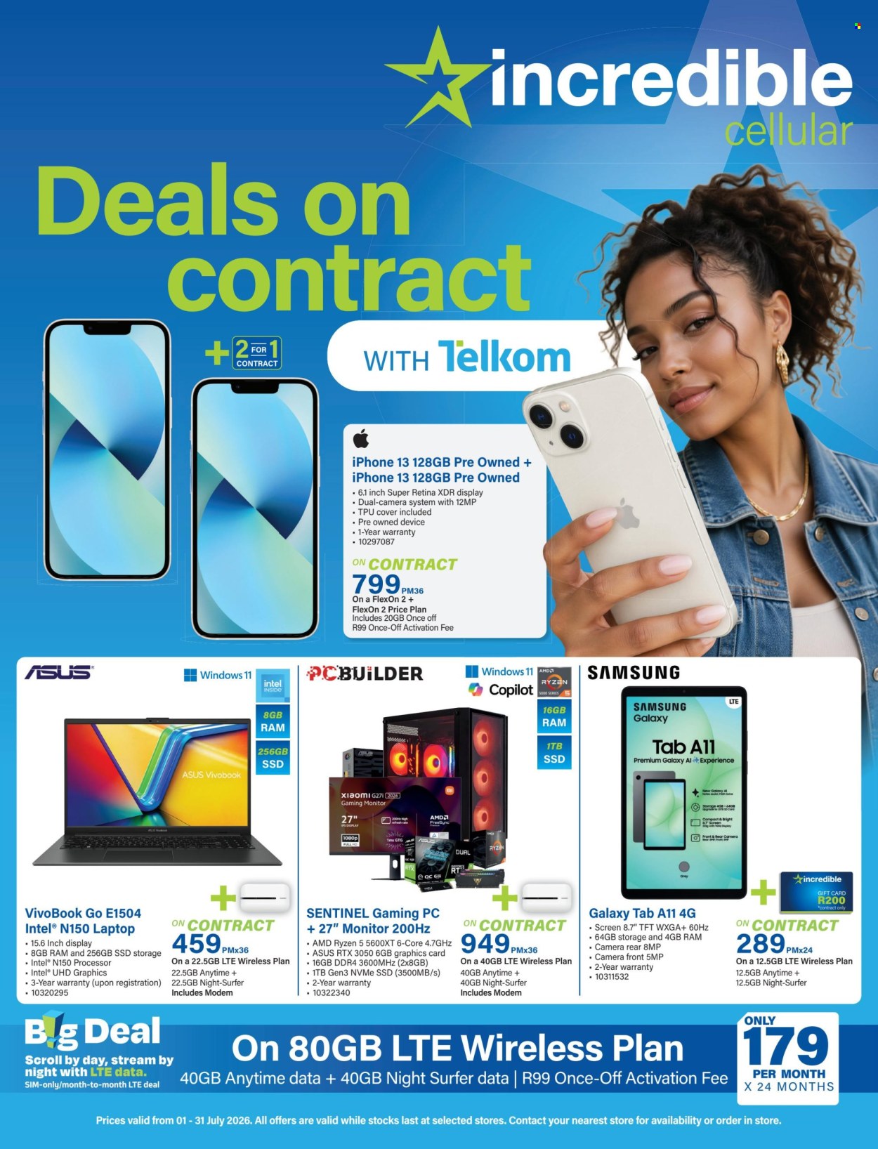 Incredible Connection specials - 01/07/2026 - 31/07/2026. Page 1