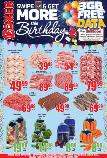 Boxer catalogue  - 22/06/2026 - 08/07/2026.