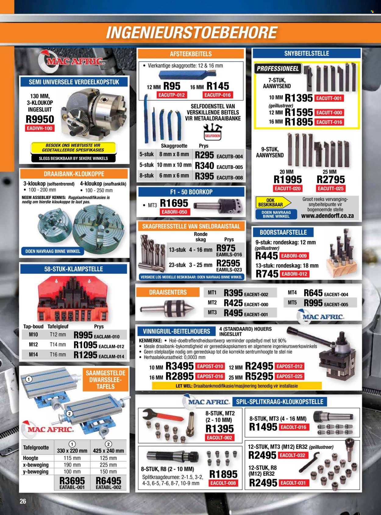 Adendorff Machinery Mart specials. Page 28