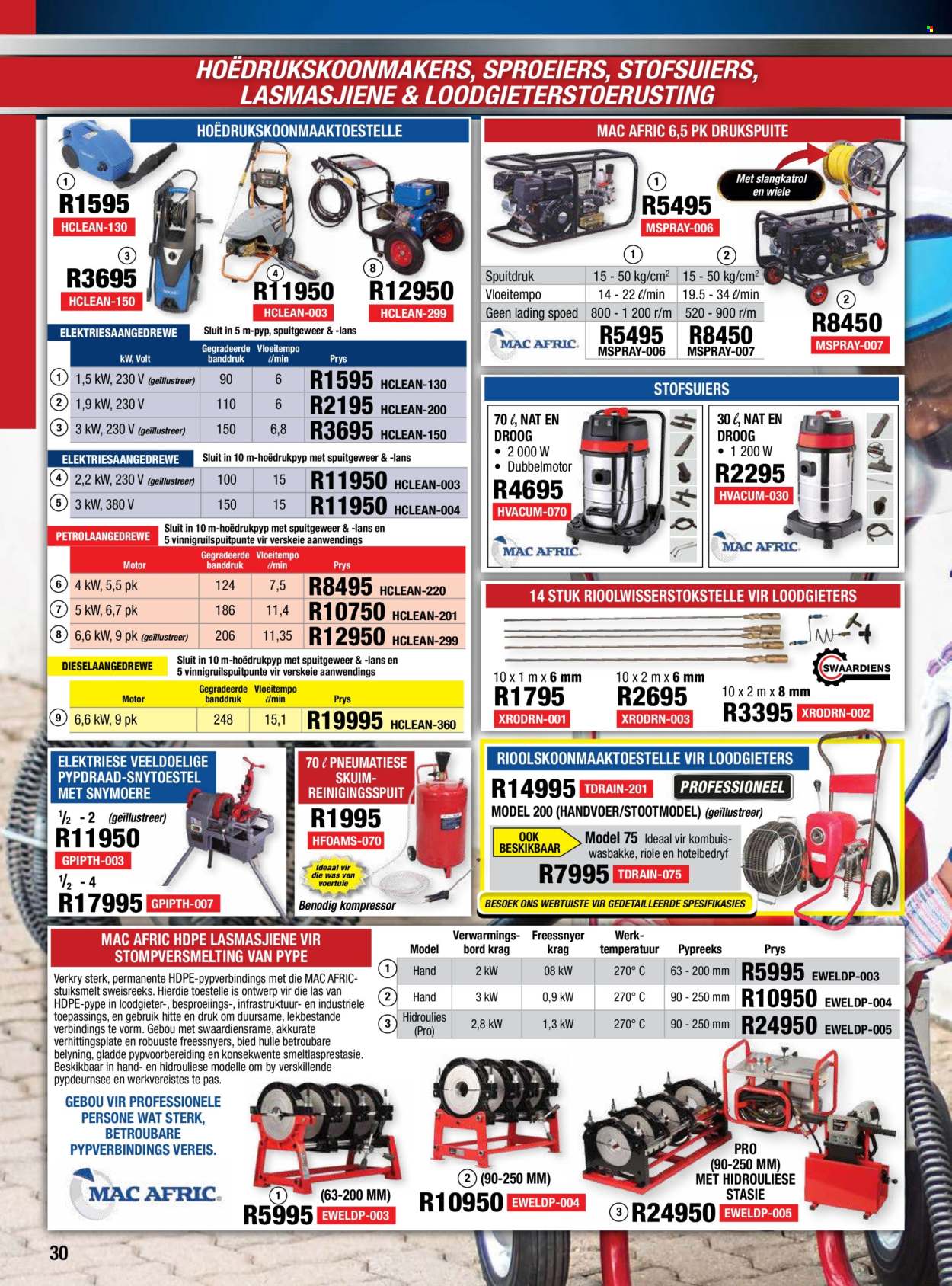 Adendorff Machinery Mart specials. Page 32