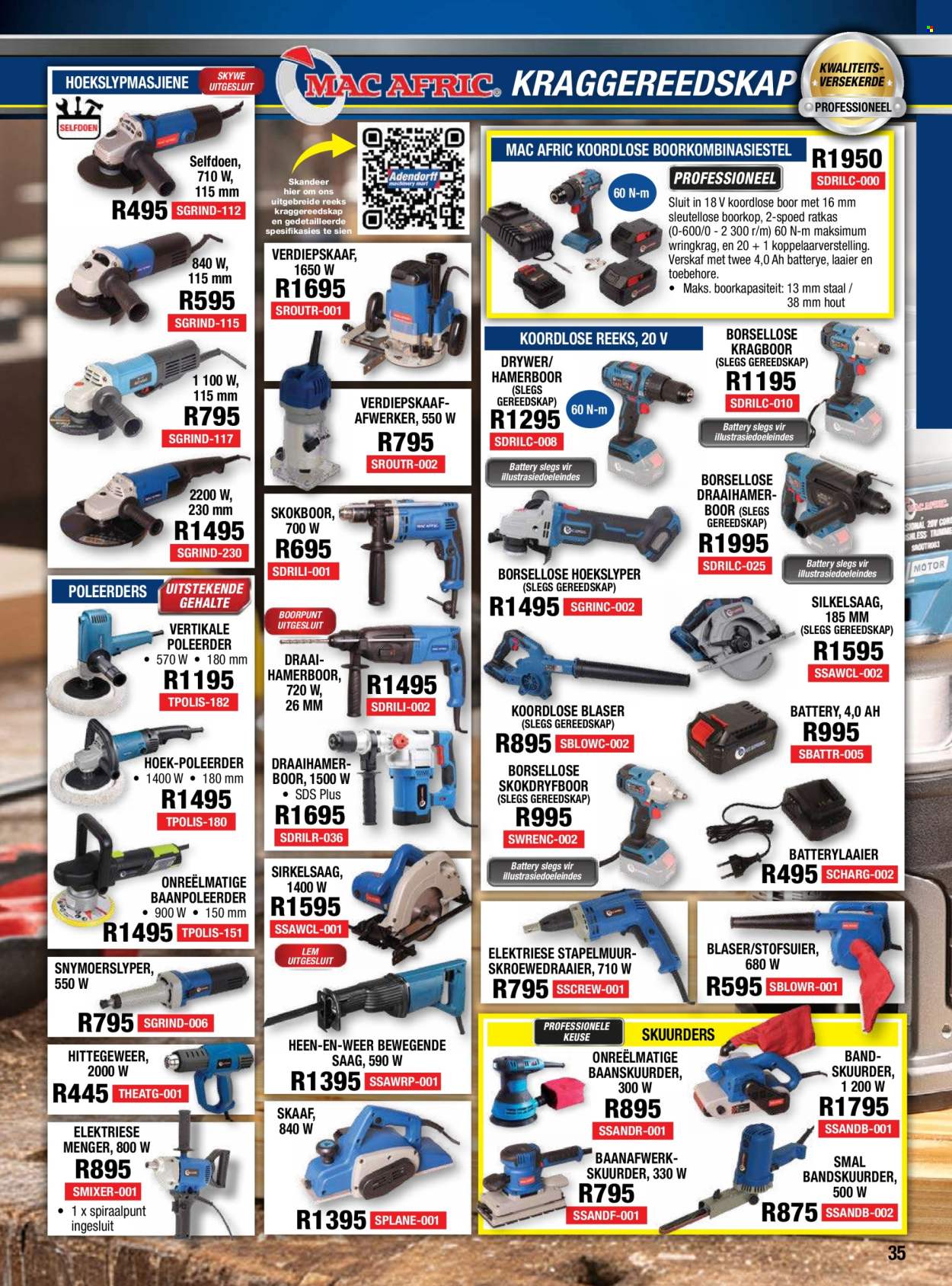 Adendorff Machinery Mart specials. Page 37